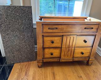 Destinations cabinet with marble top (removed to relocate piece)
