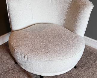 Upholstered swivel chair
