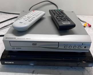 Magnavox and Sony DVD/CD players