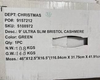 9' Christmas tree (boxed)