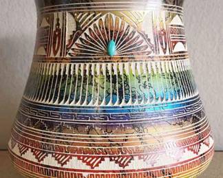 Authentic Navajo Horsehair Pottery