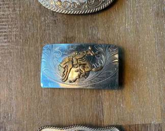 Collection Of Three Western Belt Buckles