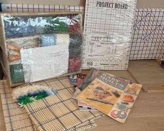 Latch Hook Project Canvas Craft Books Project Boards