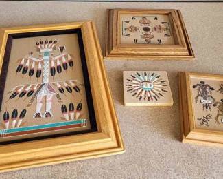 Native American Sand Art Pictures