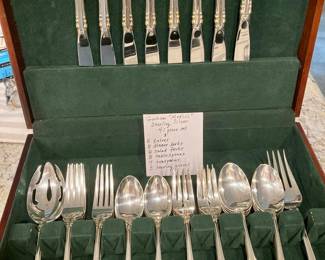 Gordon Medici sterling silver flatware. 