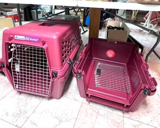 Animal carriers (2). Another larger one not shown.