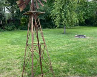 Windmill/weather vane.