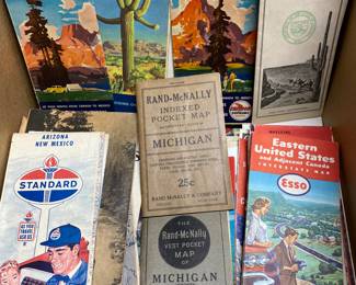 Gas station travel maps