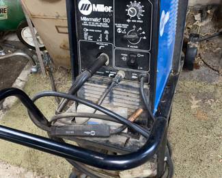 Miller 130 arc welder with rack