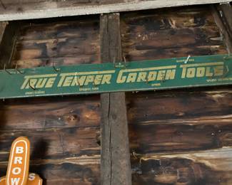 True Temper metal tool display