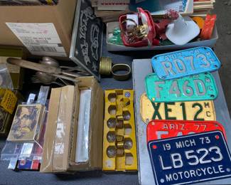 Motorcycle license plates 