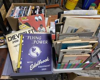 Car repair catalogs and misc vehicle ephemera 