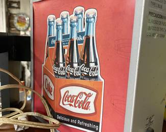 Back side of light up Cole sign