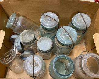 Vtg. Mason jars