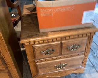 One of 2 nightstands