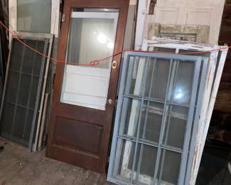 Assorted windows and doors 