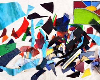 ASST STAINED GLASS LOT