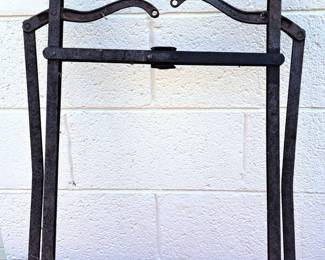 ANTIQUE IRON HAY HOOK FROM BARN