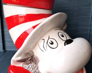 CAT IN THE HAT COOKIE JAR