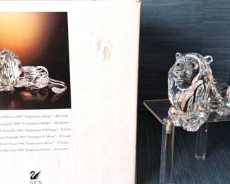 SWAROVSKI LION WITH BOX