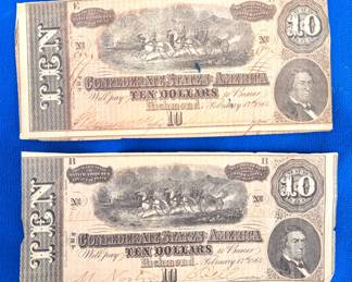 CONFEDERATE MONEY LOT