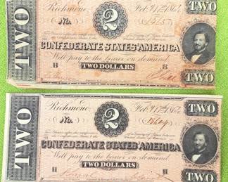 CONFEDERATE MONEY LOT