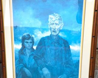 VINCIATA JOE KING BLUE RIDGE EVENING LARGE PRINT