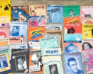 SONG BOOKS LOT