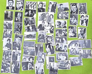 JOHN F KENNEDY JFK TRADING CARDS LOT