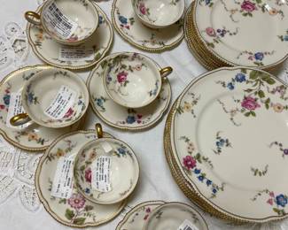 Sunnyvale 8 salad plates, 8 dessert plates, 8 demitasse cups and saucers.