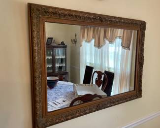 Beautifully carved wall mirror
