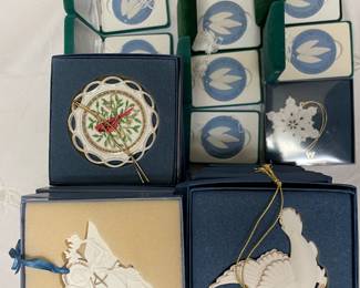 Wedgewood holiday ornaments