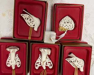 Wedgewood Holiday ornaments