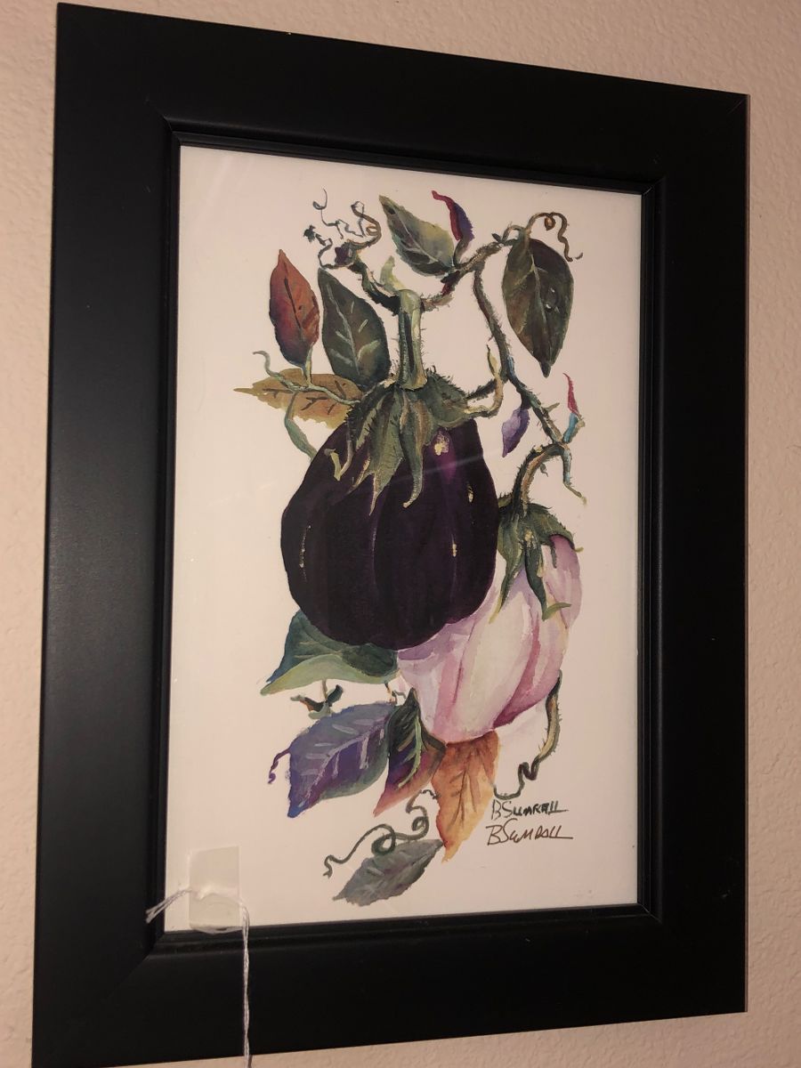 Contemporary vegetable/floral still life