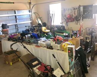 Garage filled with tools of every description