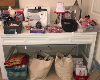 Sewing machine and lots of sewing equipment