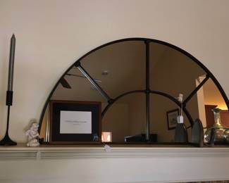 Many unusual mirrors all around 