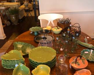 Some items are California pottery