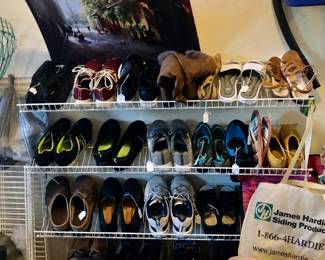 Gardening shoes - his and hers - one looks like a pair of its