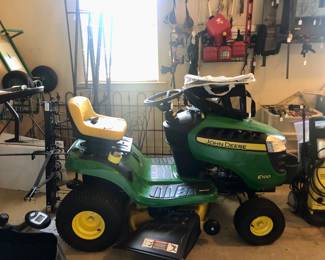 Almost brand new John Deere riding mower