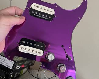 dozens of custom loaded pickguards, all brand new