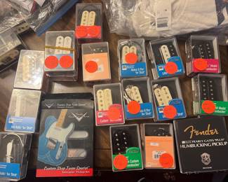 tons of new Seymour Duncan Pickups, more that what's photographed
