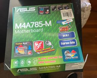 several ASIUS motherboards new in boxes