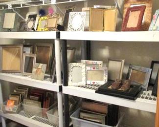 Large Assortment of Picture Frames