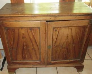 Rustic Solid Wood Console Cabinet