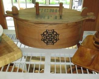 Mid Century Danish Tejne Picnic Basket