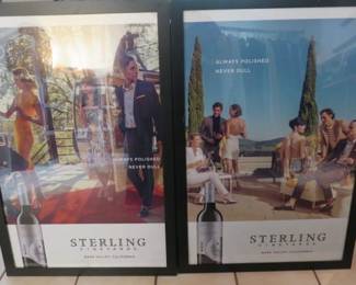 Vintage Sterling Vineyard Advertising Posters