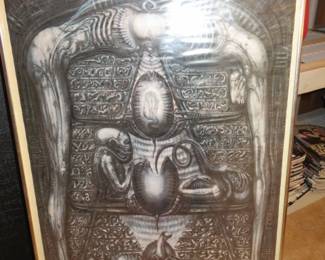 1989 Edition H.R. Giger Poster