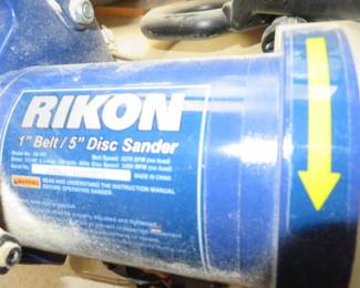 Rikon 1" Belt/ 5" Disc Sander