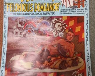 Robert Williams - Felonious Demeanor - 1988 - Print Enchiladas De Amore